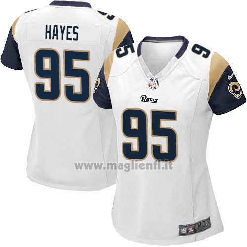 Maglia NFL Game Donna Los Angeles Rams Hayes Bianco